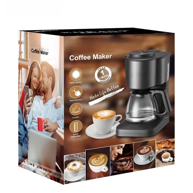 Home Coffee Maker - 12 Cups 4 Cups Programmable Timer