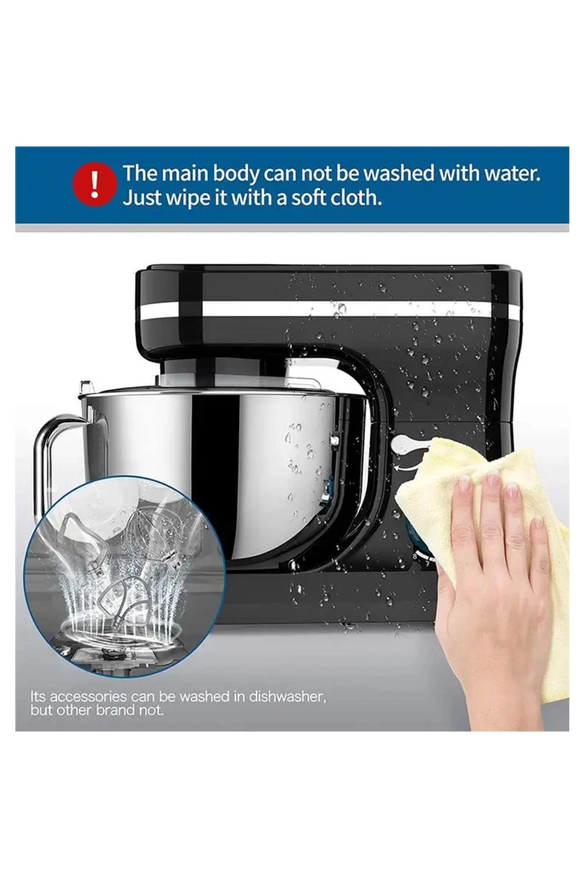 Stand & Hand Mixer - 4L 1000W
