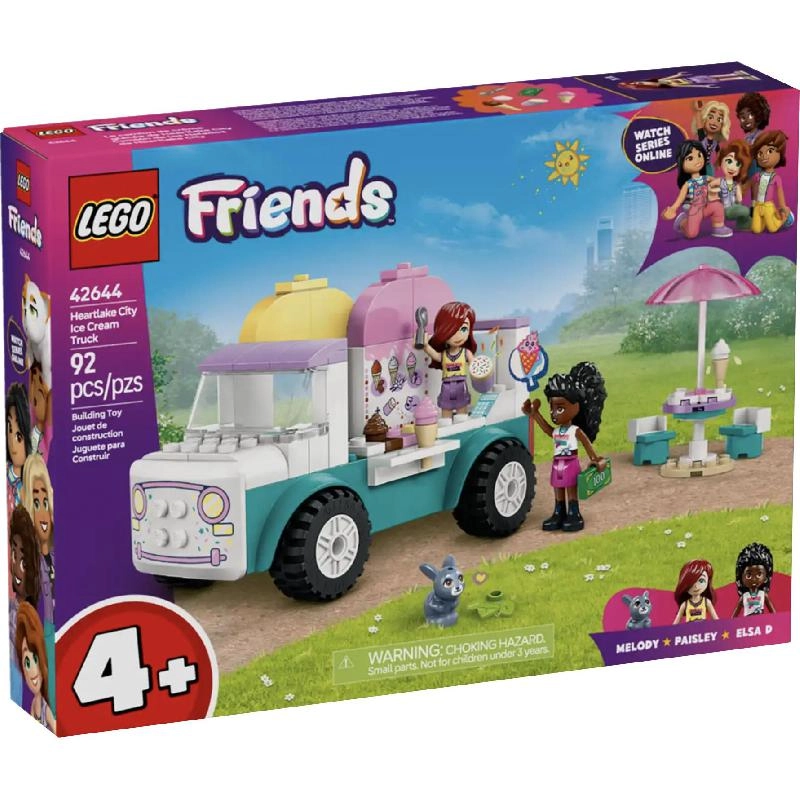 Friends Heartlake City Ice Cream Van (42644) - Pretend-Play 2 Minidolls Bunny Figure