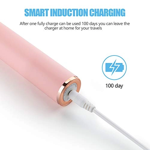 Sonic Electric Toothbrush - USB Rechargeable 5 Modes IPX8 Waterproof