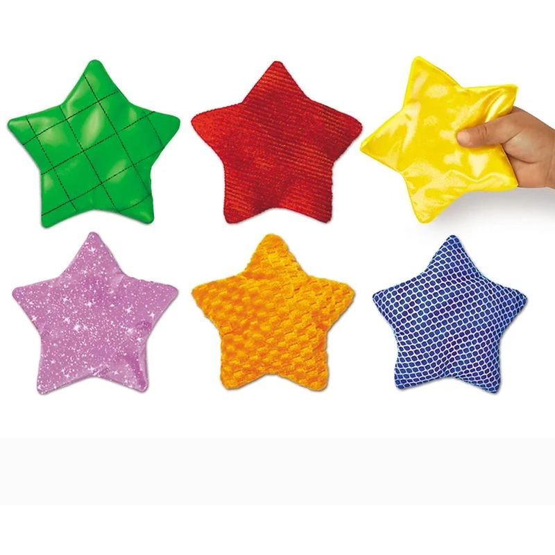Lakeshore Sensory Star Beanbags - Suitable for 2 to 5 Years 6 pieces