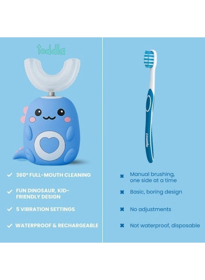 U-type toothbrush - 360-degree cleaning Rechargeable Ages 2-6