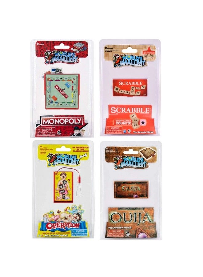 Scrabble + Monopoly + Operation + Candy Land