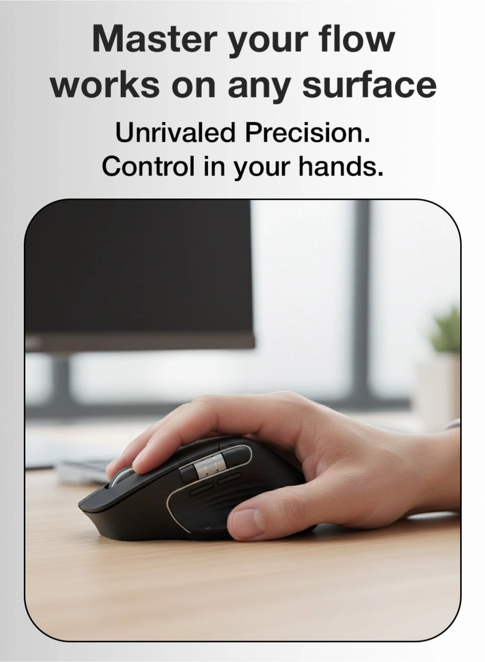 ErgoFlow Pro - 2.4ghz Wireless Bluetooth USB