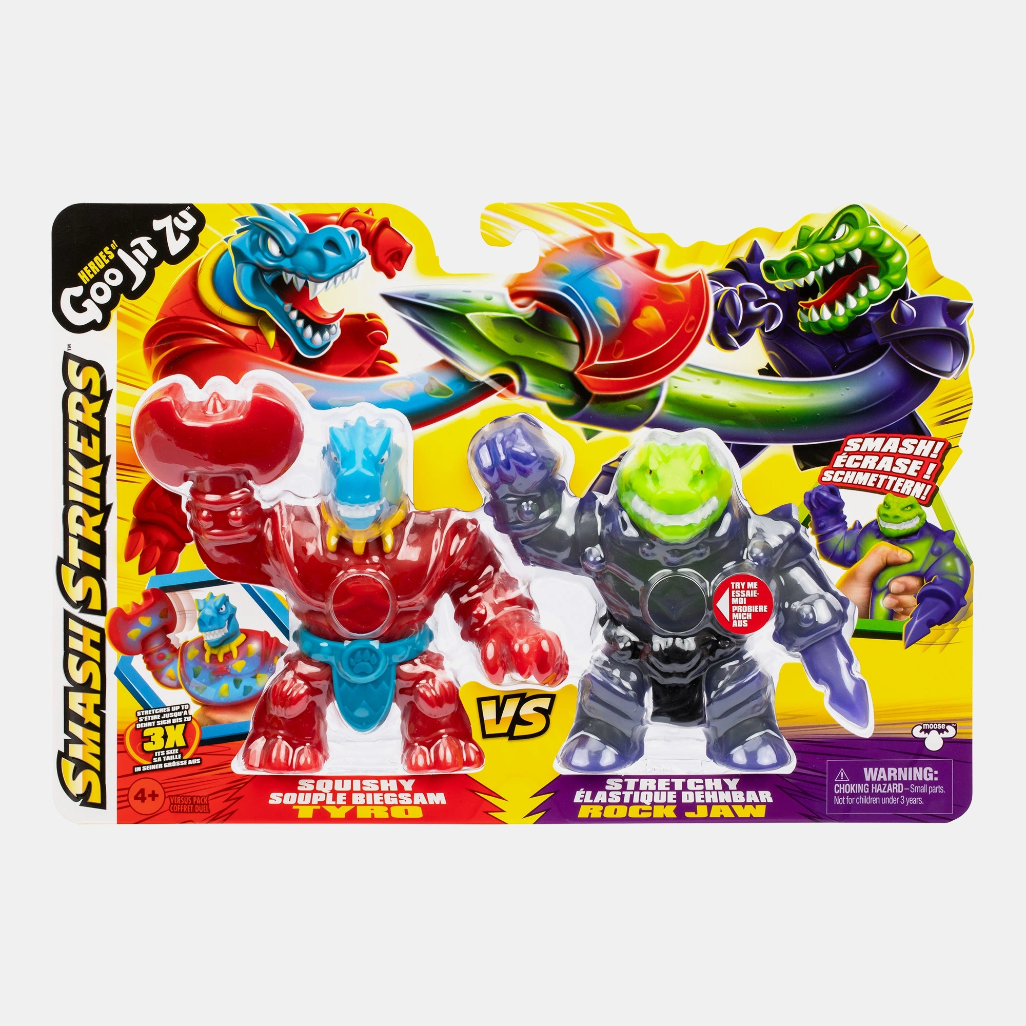 Moose Toys Tyro + Rock Jaw - Goo Jit Zu (B349409)