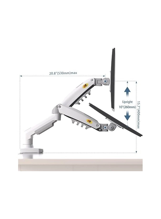 Dual Monitor Arm - Dual Arm 27 in 75x75mm and 100x100mm