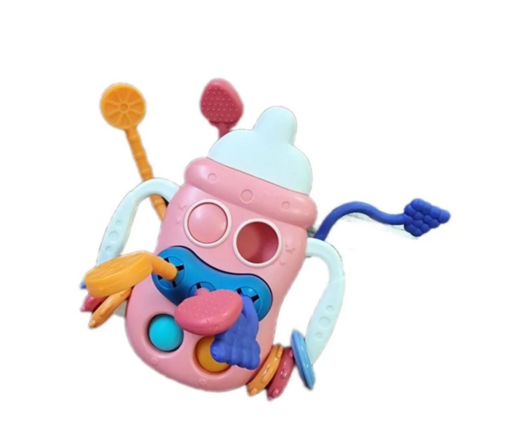 5 In 1 Milk Bottle Pull String Toy - 18 months+
