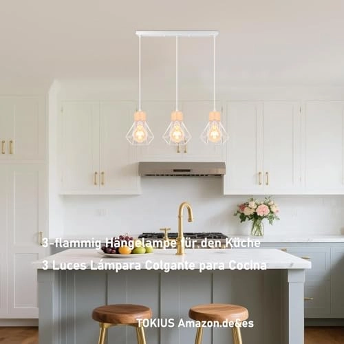 Pendant Lamp - 3-Bulb E27 16 cm