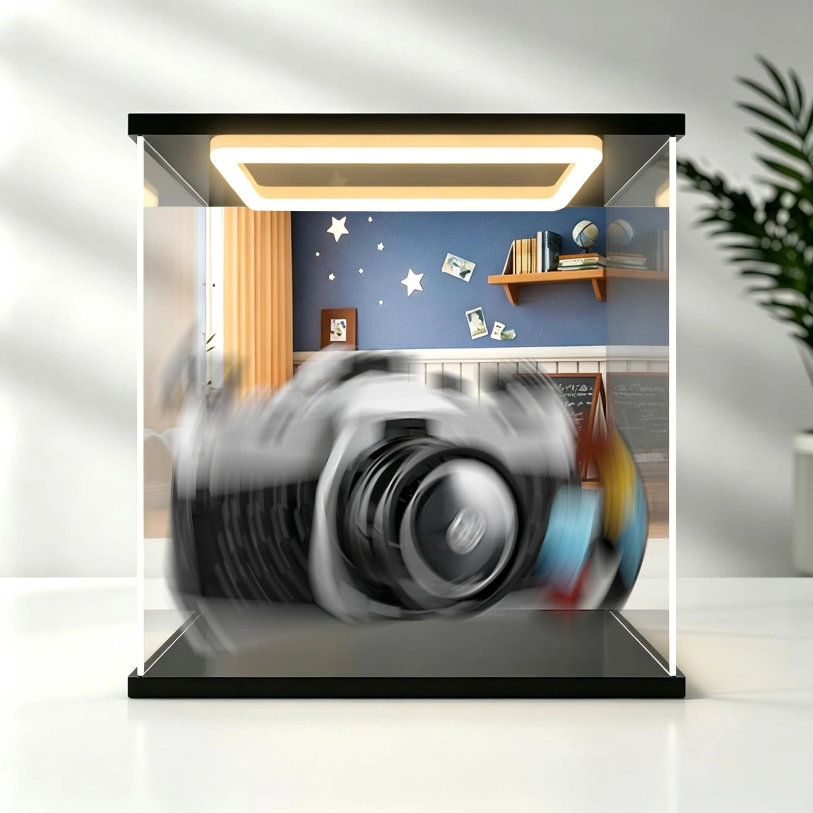 LeafLane Acrylic Display Case for Lego 31147 - Thick Durable Acrylic Dustproof 15 x 15 x 15 cm