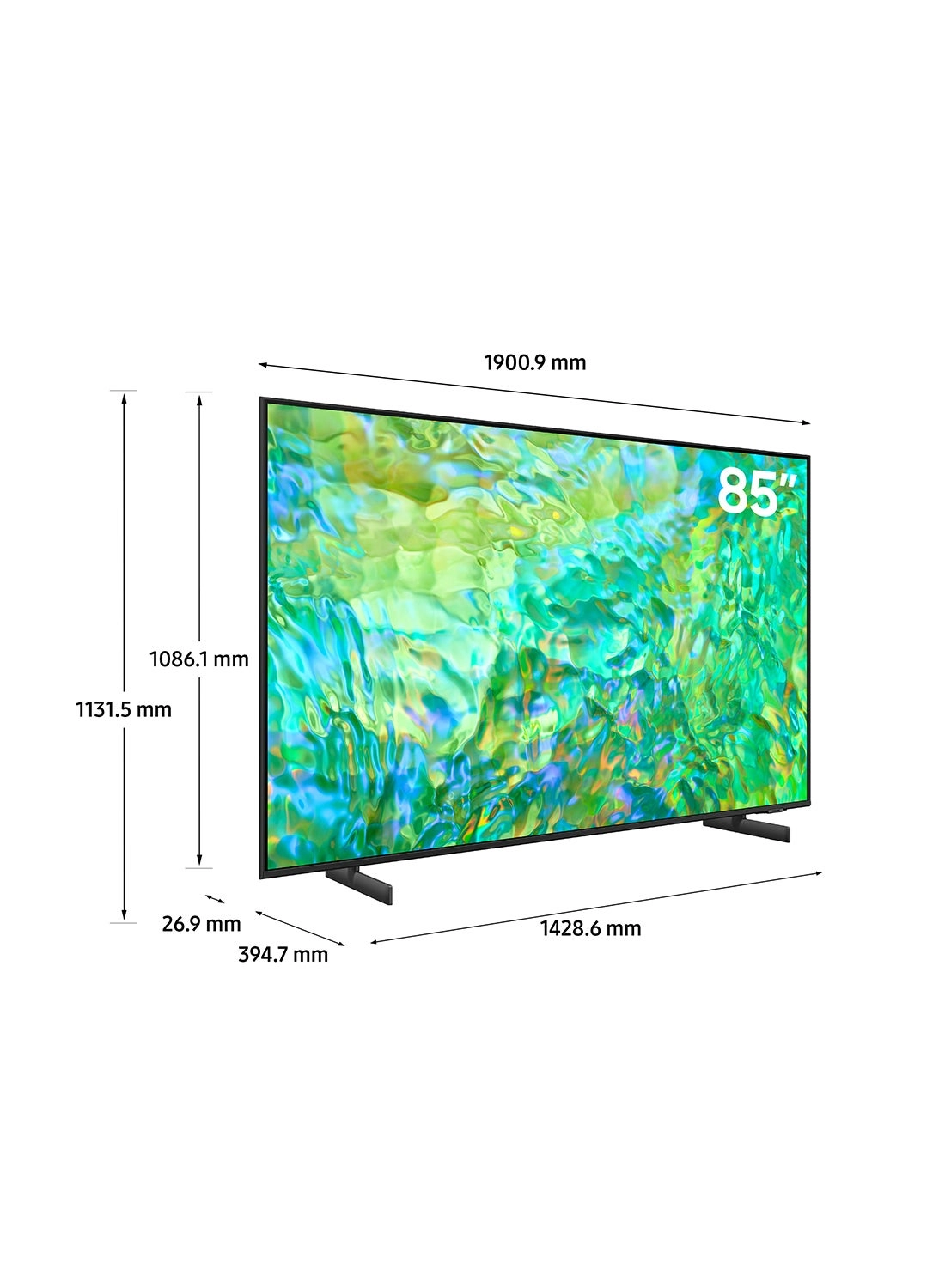 85CU8000 + THN322B - 85 inch