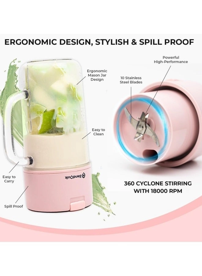 Personal Blender - Rechargeable Portable, 10-Blade