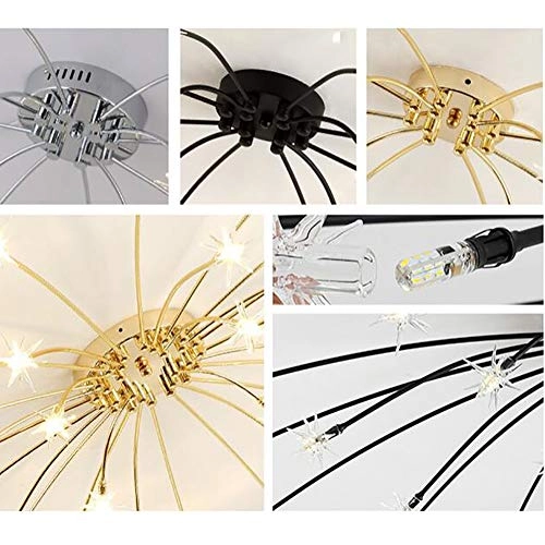 Nordic Art Stars Ceiling - G4 21 head Black and white light