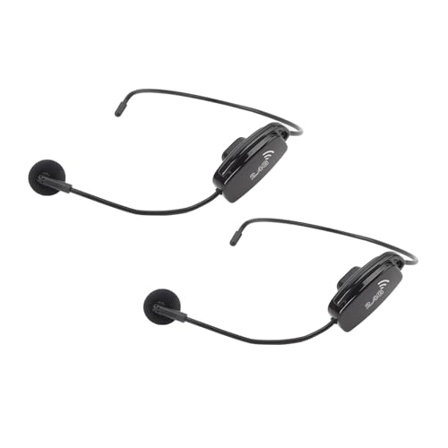 Wireless Microphone Headset - 2 x Microphone 2.4G