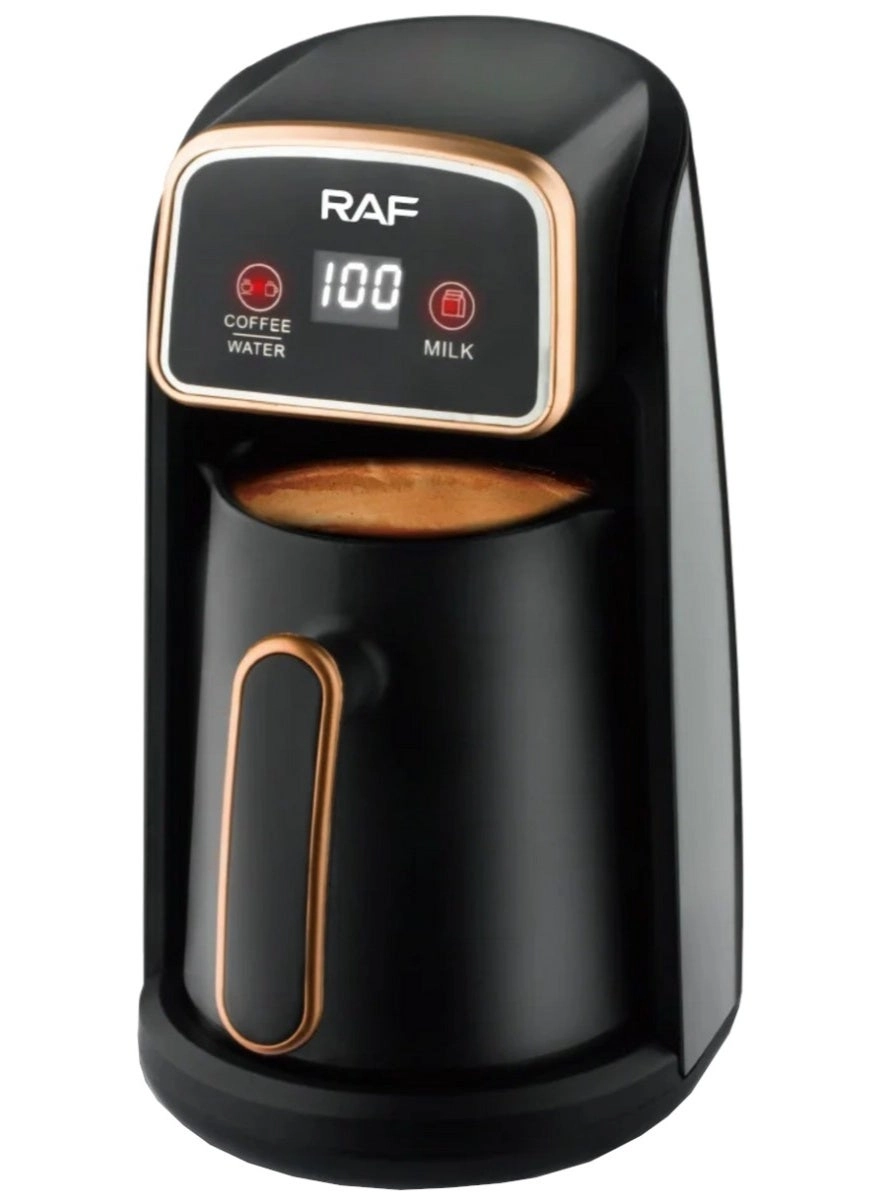 Compact Turkish Coffee Machine - Digital LED Display One-Touch Automatic