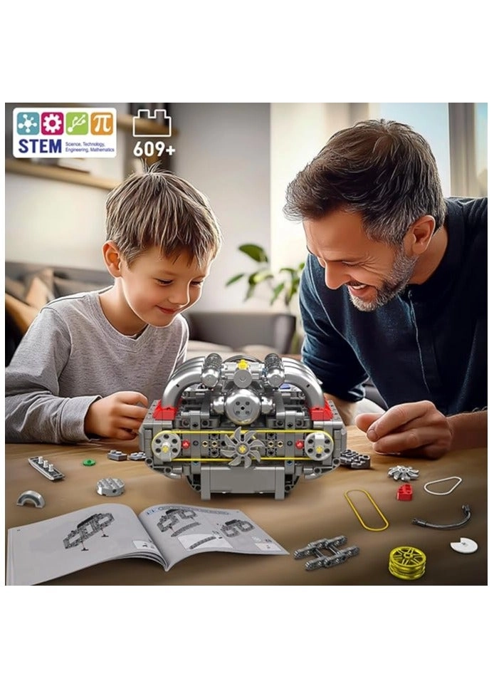 Boxer Engine - 609 Pcs Electric motor