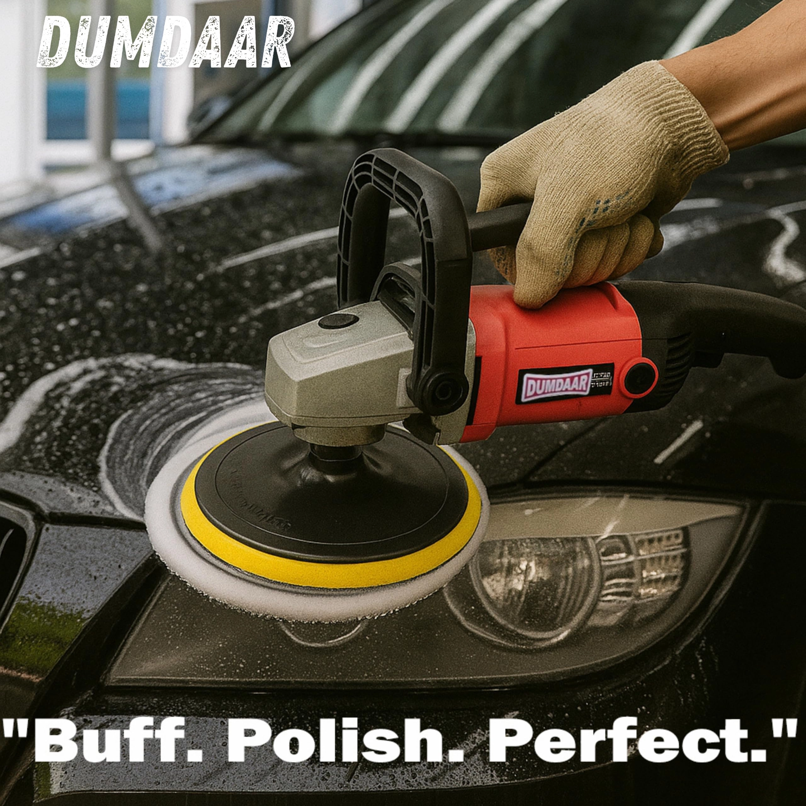 Electric Car Polisher - 1500W 180MM