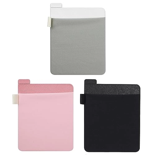 Laptop Mouse Storage Bag - Reusable Adhesive Grey