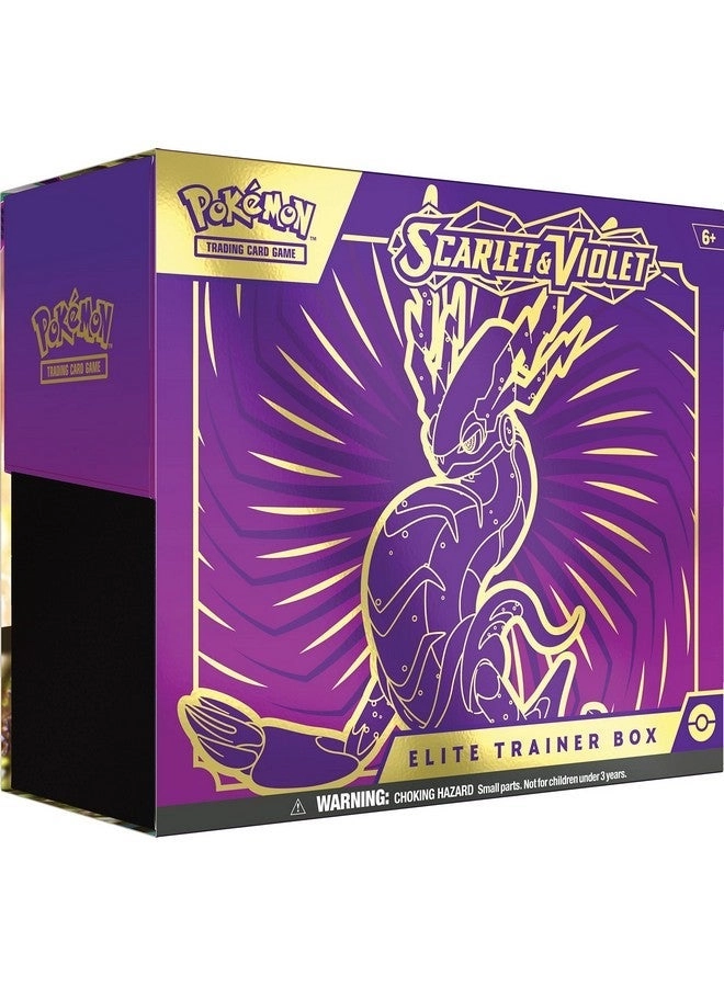Scarlet and Violet Elite Trainer Box - 1 Full Art Promo Card 9 Boosters
