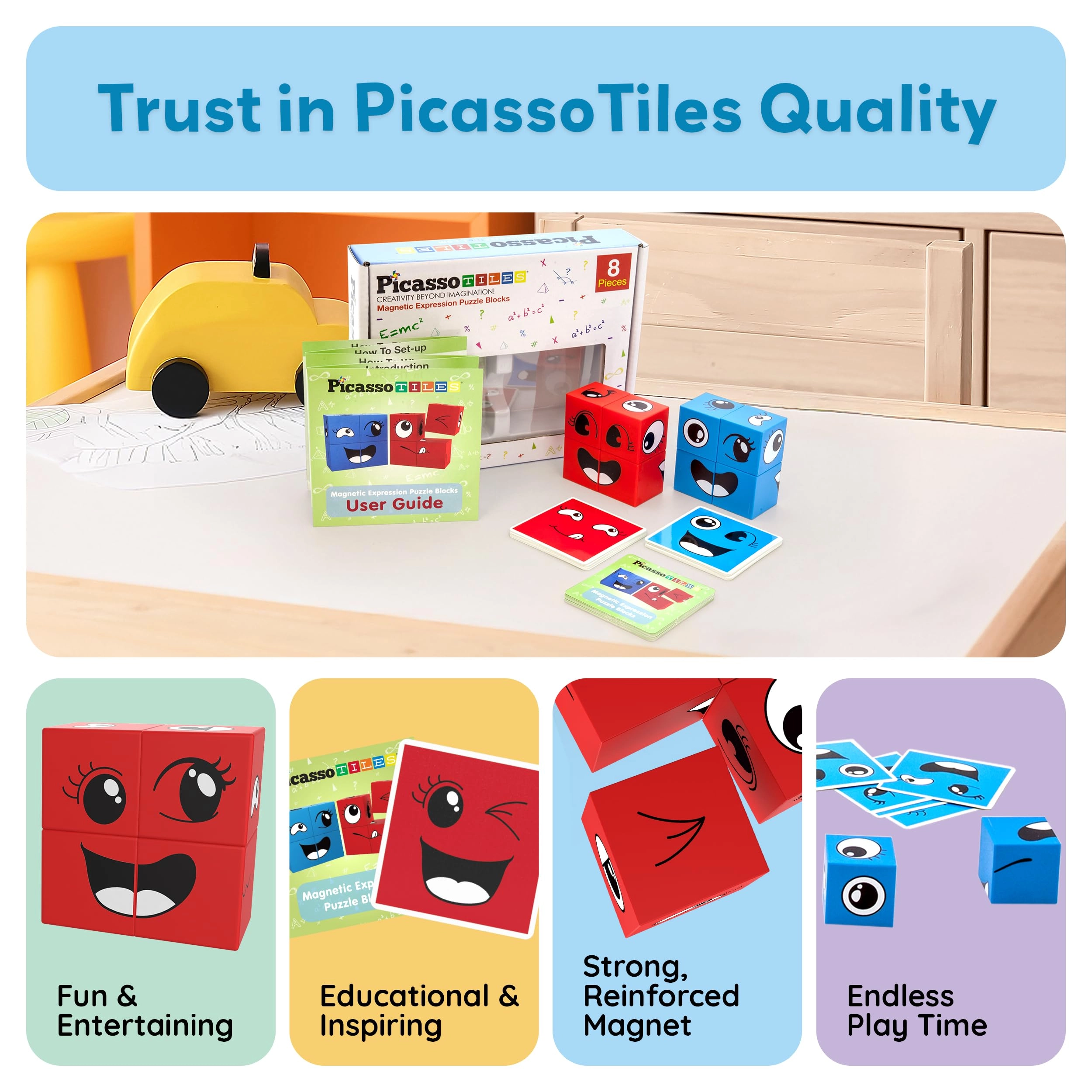 Magnetic Expression Puzzle - 36 pcs