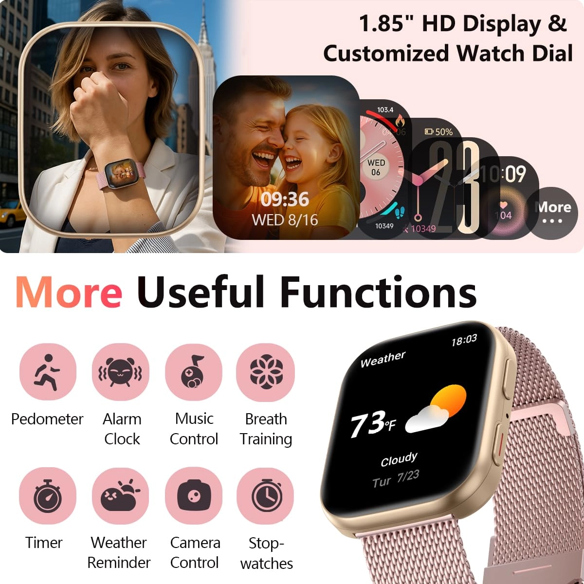 AIR2 - 120+ Sport Modes Pink