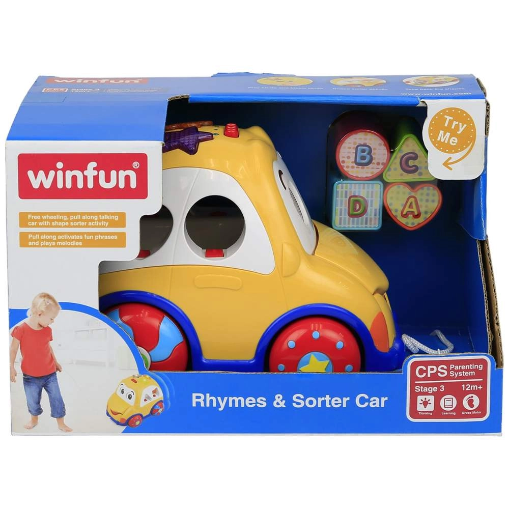 Rhymes Sorter Car - Suitable for 12 months & above