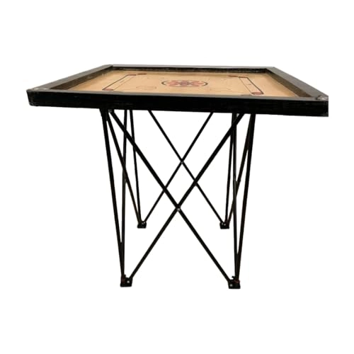 Carrom Board - Large Foldable Floor Stand Coins & Powder