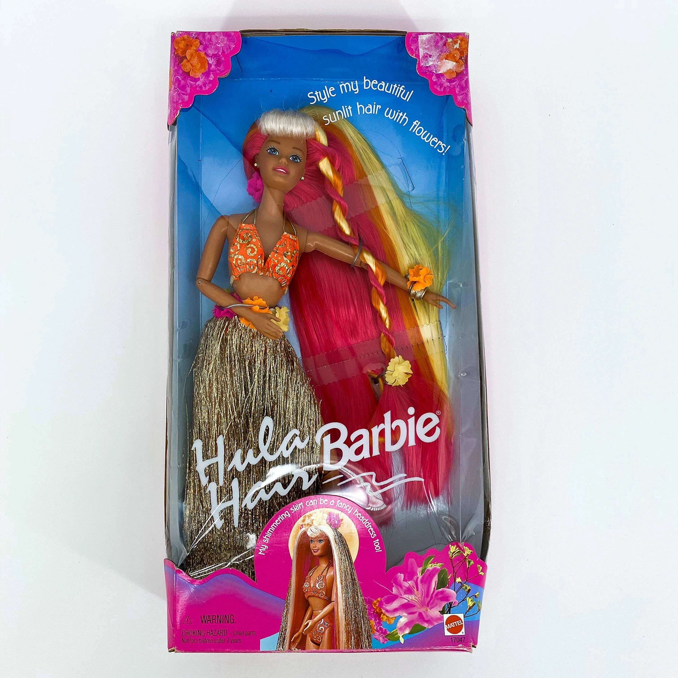 Barbie Hula Hair - Pink & Gold Ages 15+