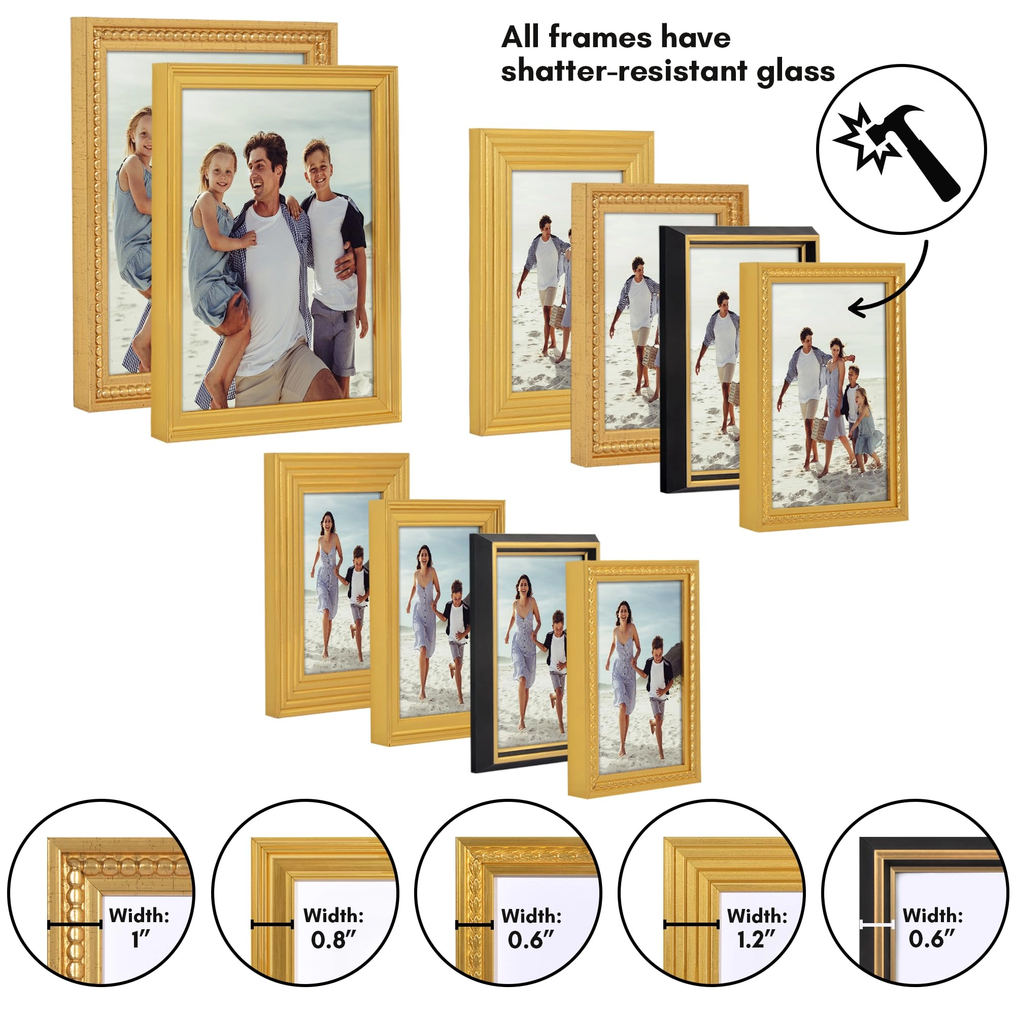 Set of 10 Picture Frames