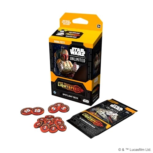 Star Wars: Unlimited Jump to Lightspeed Boba Fett Spotlight Deck - 50-card