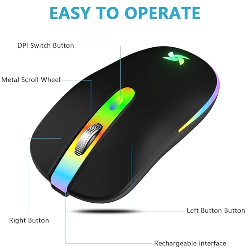 Rechargeable Wireless Mouse - Bluetooth