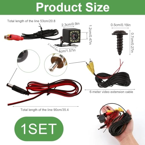 Reversing Camera - Night Vision Wired 1080P