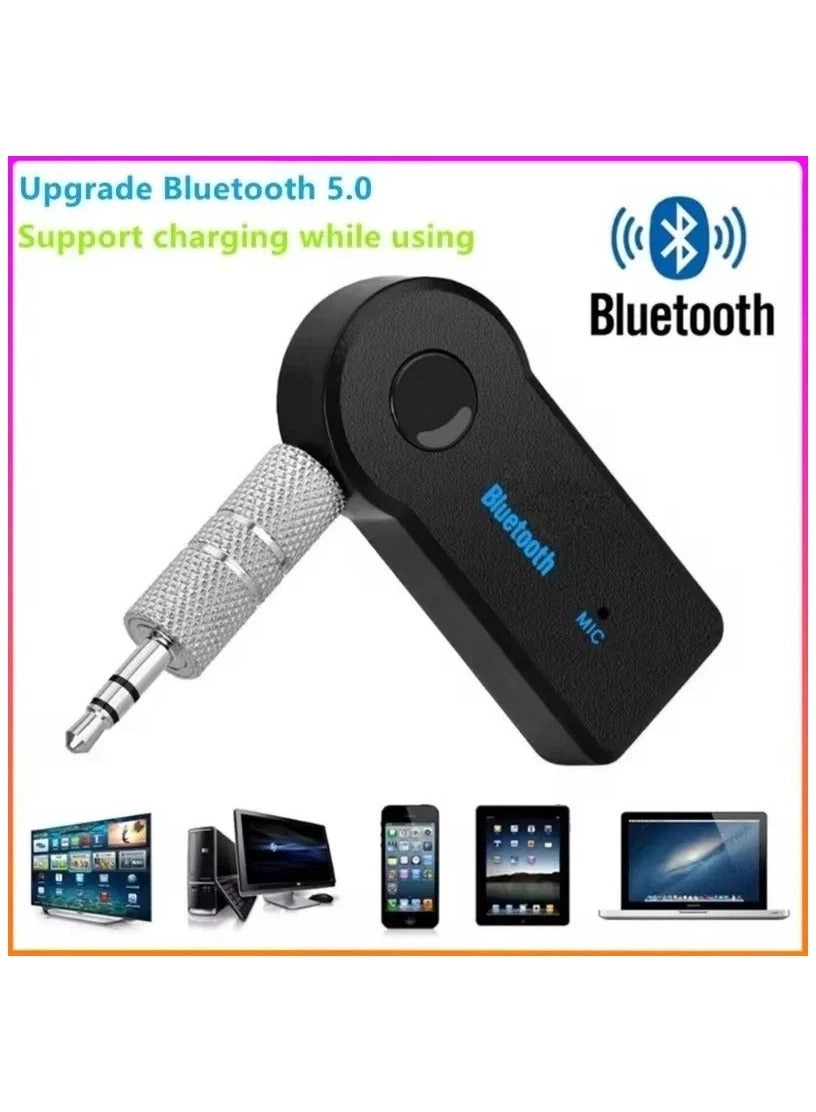 AROAQ Bluetooth Audio Receiver - 3.5mm Socket Built-In Rechargeable Li-ion Battery