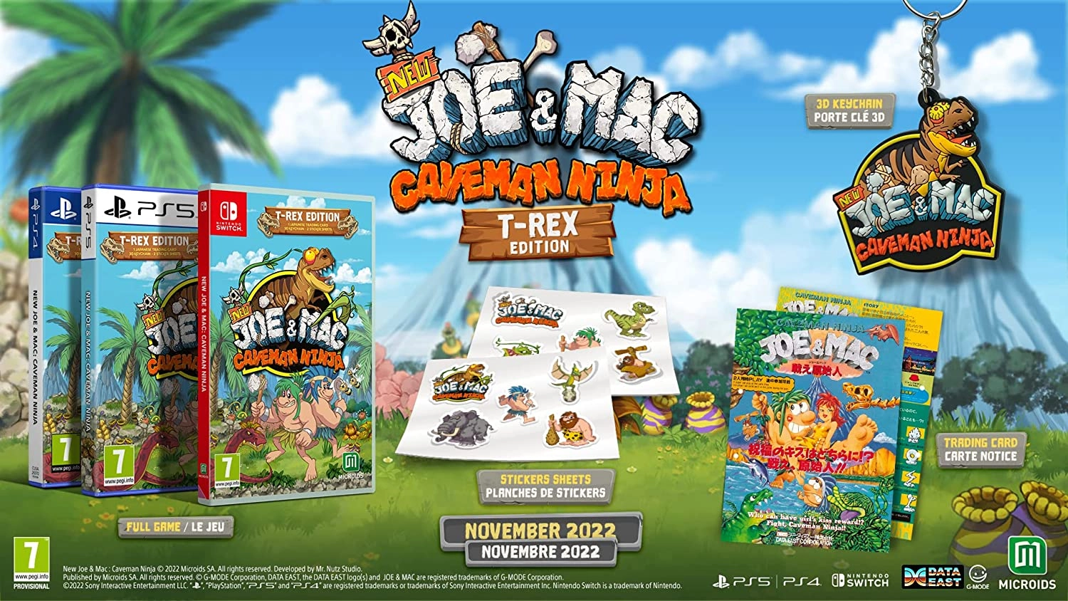 Joe & Mac: Caveman Ninja T-Rex Edition - PlayStation 5