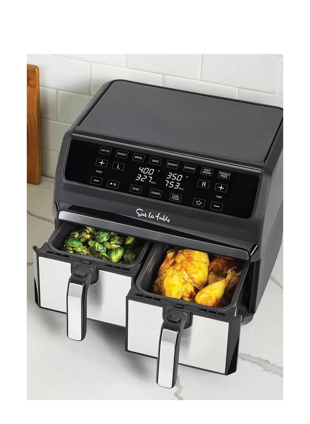 Digital Dual Basket Air Fryer SLT-1802