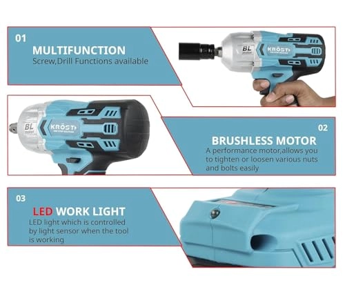Pro Series Cordless Impact Wrench - 1000nm 1/2"