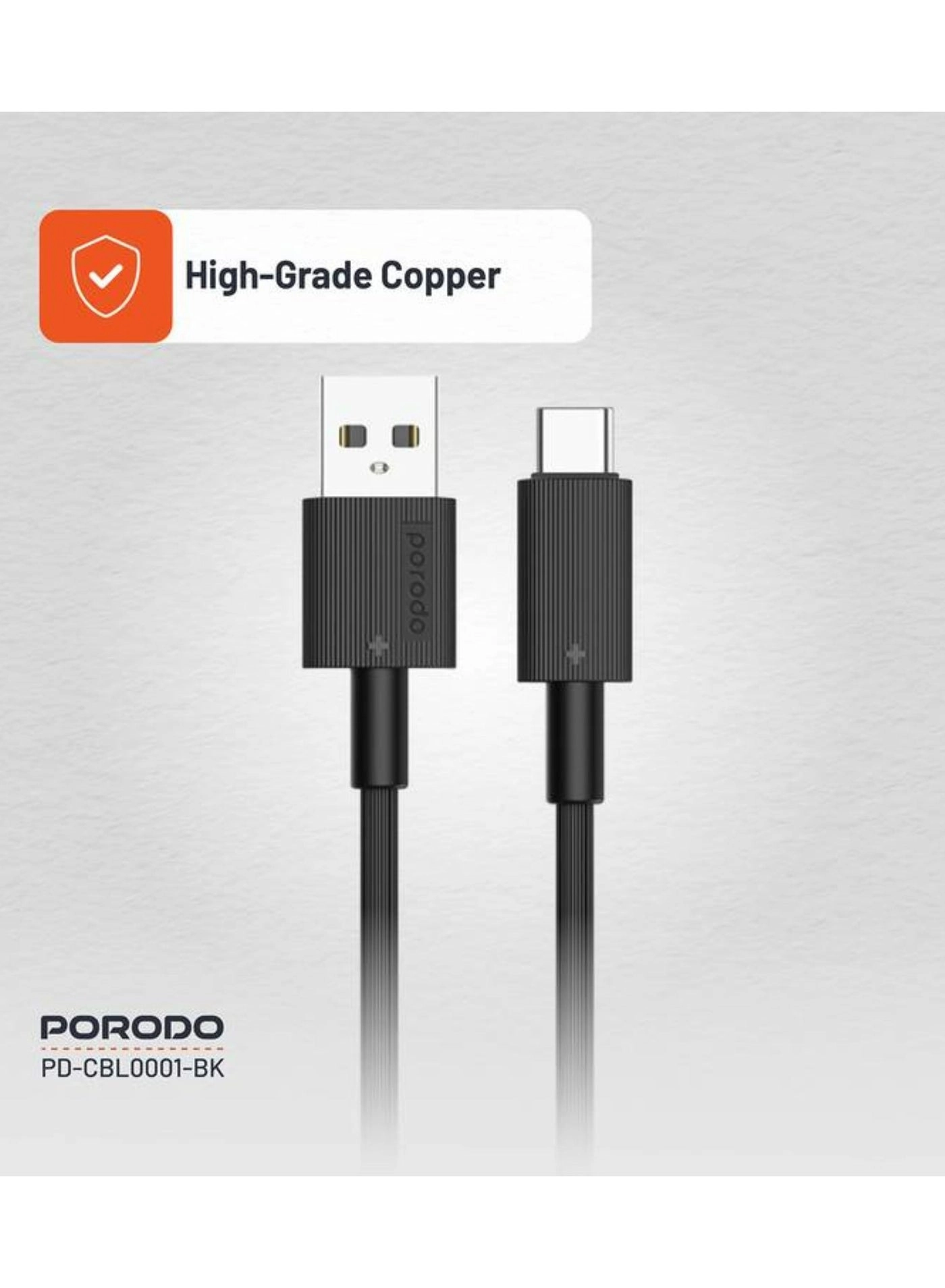 Charge Cable 480Mbps USB-A to USB-C 1.2m PVC