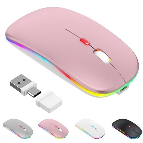 Slim Rechargeable Wireless Mouse - Bluetooth