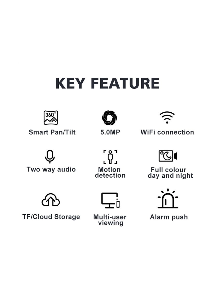 Wireless Baby Camera - 1080P 2-Way Audio