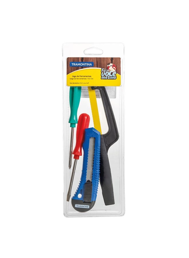 Tramontina Tools kit Slotted and Phillips Screwdriver Set (4 Pcs)
