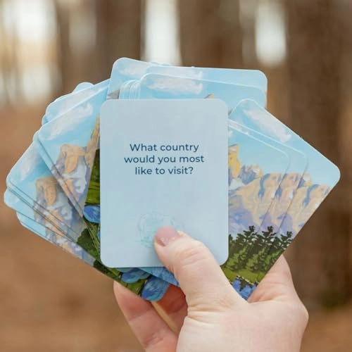 Conversation Cards - 50 Prompts Metal Tin