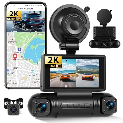 2K WiFi Car Dash Cam - 2K