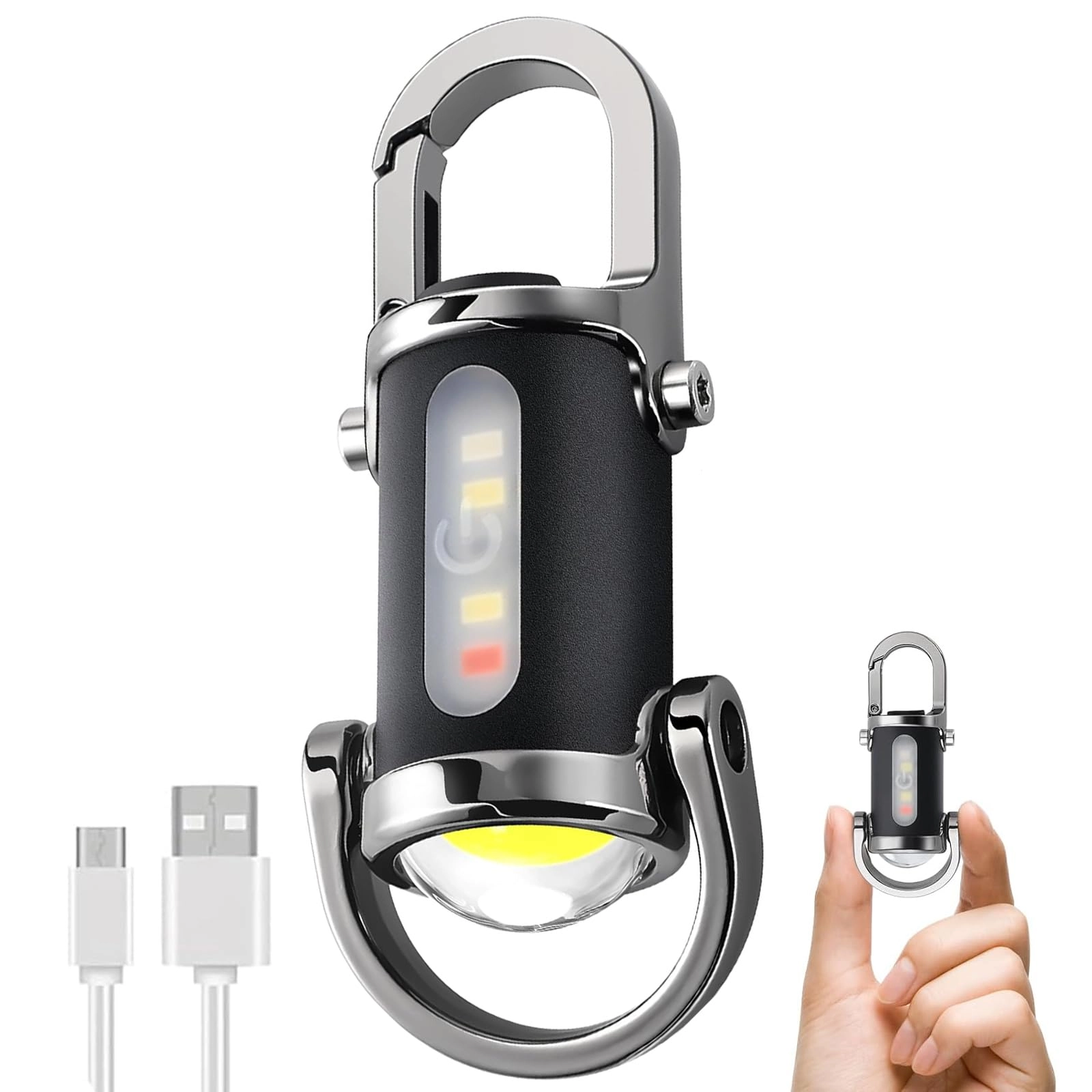 CHENRI DEDD1021 - 1200LM Rechargeable Silver