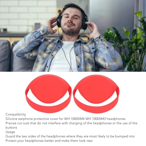 Ear Cup Cover for WH 1000XM4 WH 1000XM3 - Protective