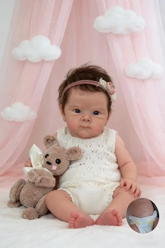Reborn Baby Doll - 20 Inch Vinyl Girl Ages 36 months+
