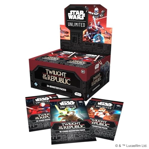 Star Wars Unlimited: Twilight of The Republic Booster Display - 24 Booster Packs