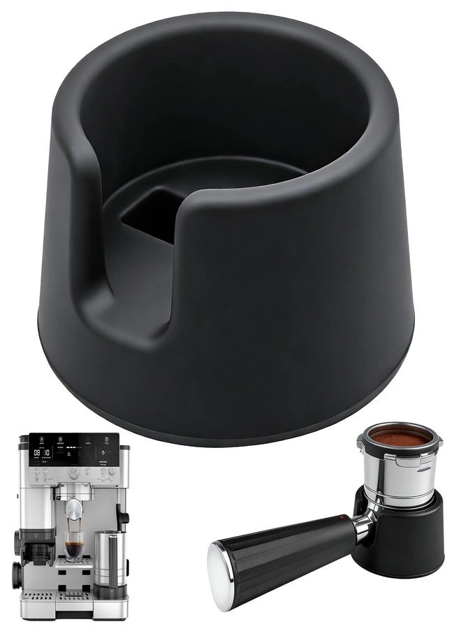 aeloer Portafilter Holder & Tamper Base - Coffee Tamping Station Anti-slip Silicone