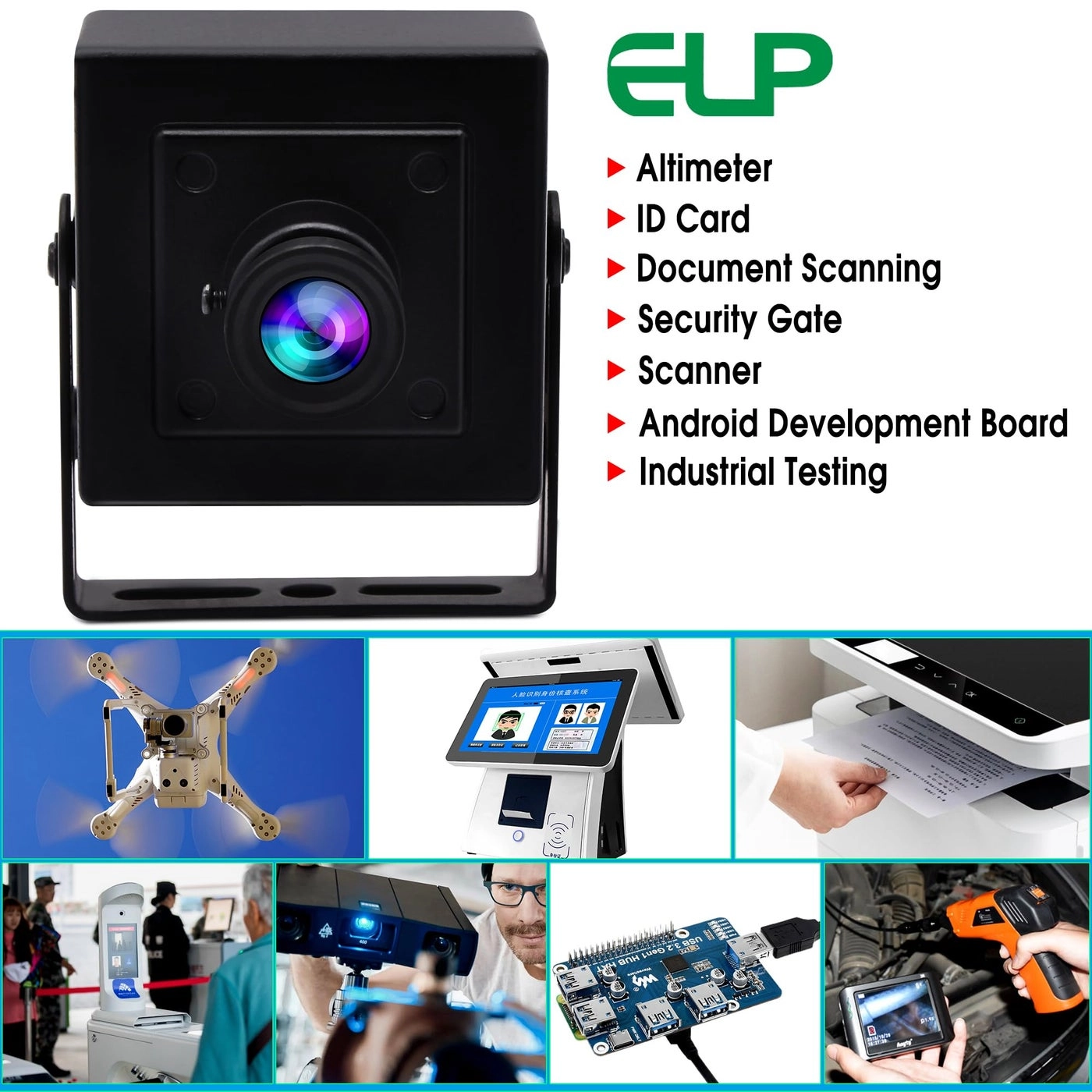 Mini Box USB Camera - 5megapixel 3.6mm
