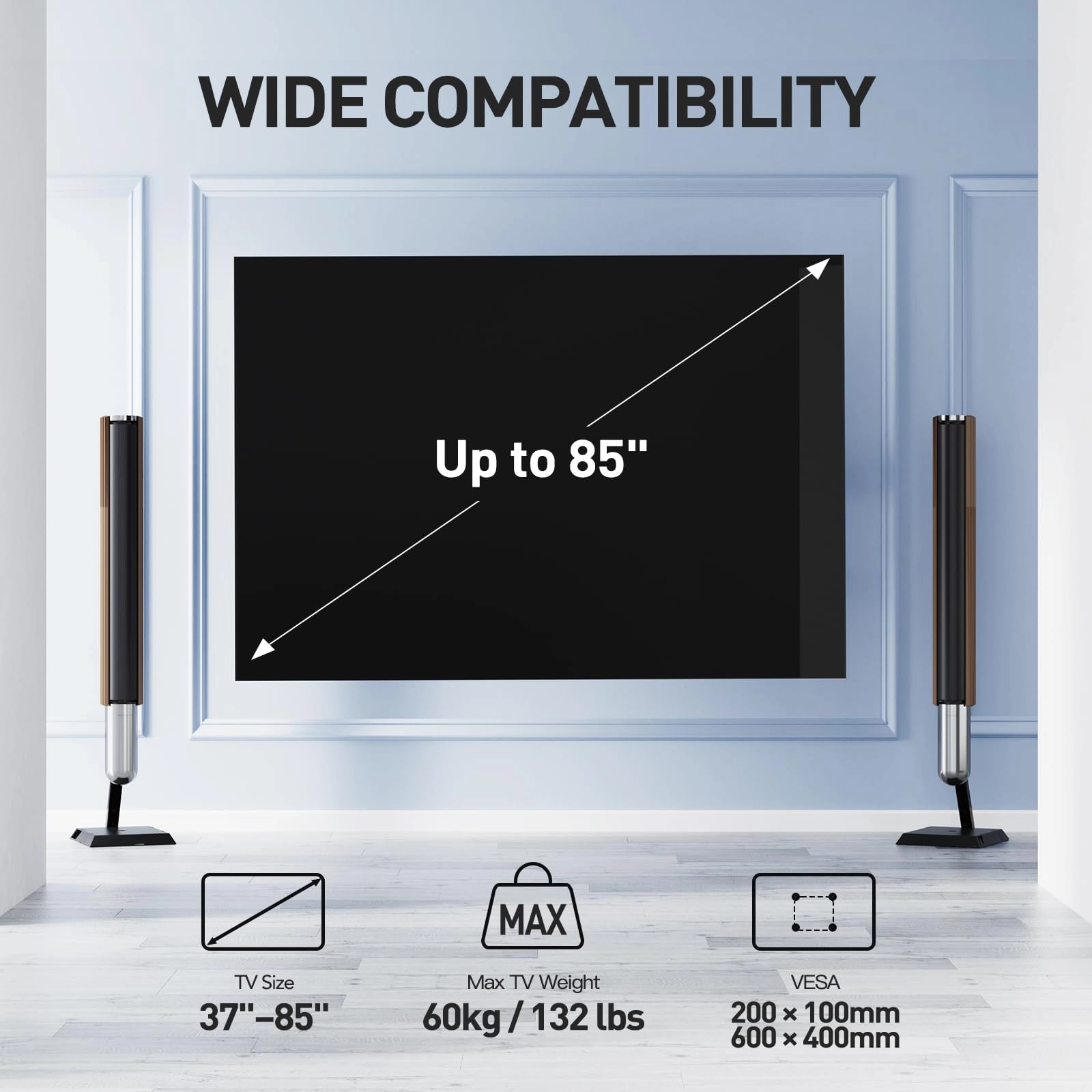 TV Wall Bracket - 60 kg 37-85 inch