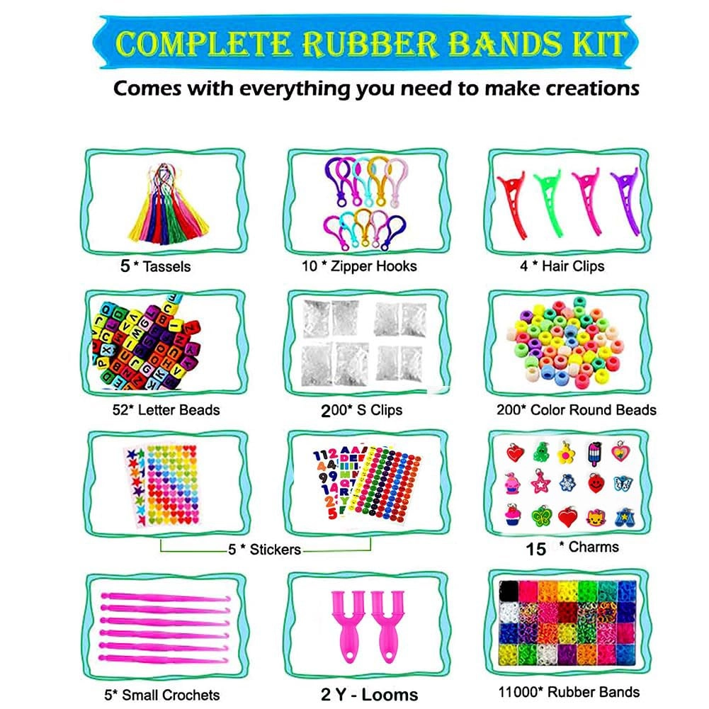 Loom Bands Set - 12080+ Colored