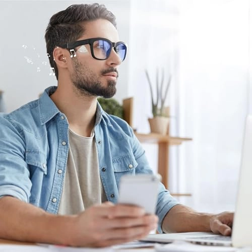 Smart Bluetooth Glasses - Clear Calls 6 Hours